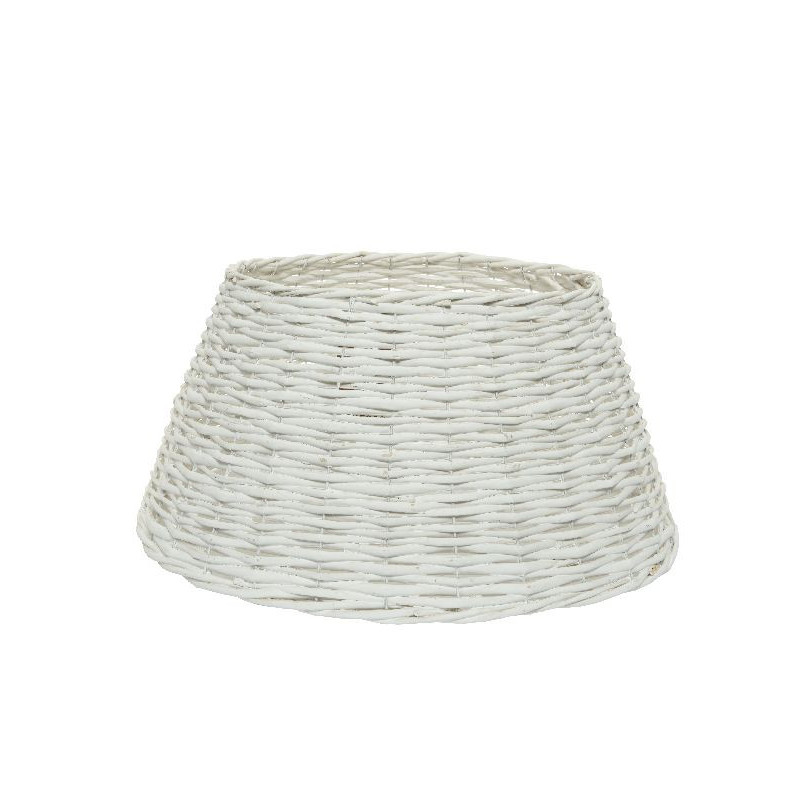 Cache-pied pour sapin blanc dia57cm x h.28cm de Déco de Noël - Jardinerie Bordeaux et Libourne dans 🎄Déco de sapin