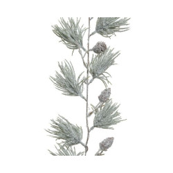 Guirlande finition neige paillettes vert givre de Déco de Noël - Jardinerie Bordeaux et Libourne dans Guirlande pour sapin de...