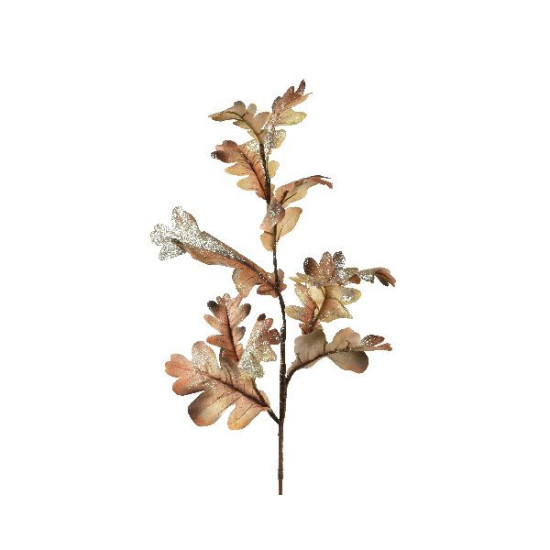 Spray tige polyester paillette sur feuille agt de Déco de Noël - Jardinerie Bordeaux et Libourne dans Déco de Noël Divers
