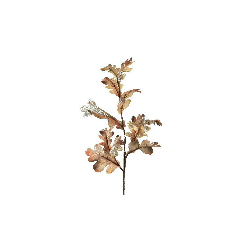 Spray tige polyester paillette sur feuille agt de Déco de Noël - Jardinerie Bordeaux et Libourne dans Déco de Noël Divers
