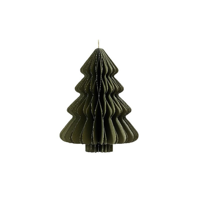 Sapin en papier avec fermeture magn vert h15 de Déco de Noël - Jardinerie Bordeaux et Libourne dans 🍽️Décoration de table de ...