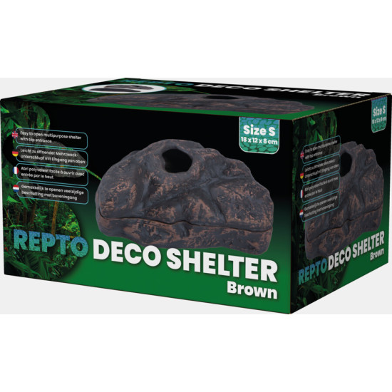 Abri reptiles déco brun s de Superfish - Aquadistri - accessoires pour aquarium et bassin dans Cachette pour reptiles