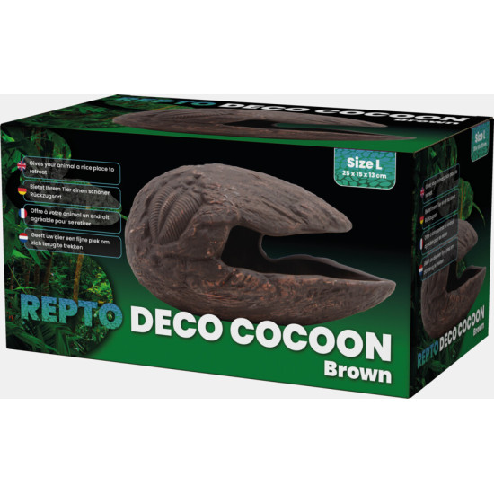 Abri reptiles déco oeuf brun s de Superfish - Aquadistri - accessoires pour aquarium et bassin dans Cachette pour reptiles