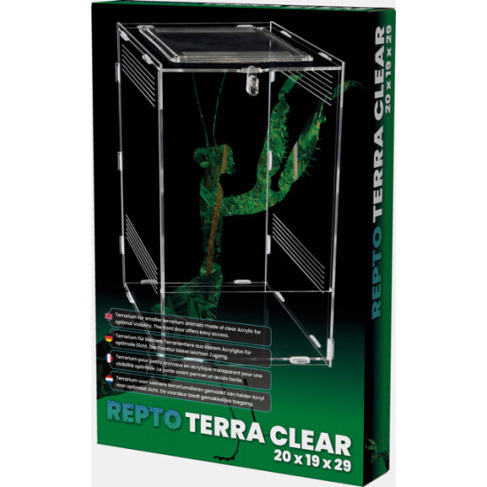 Terrarium clear 19.5x18.5x29 de Superfish - Aquadistri - accessoires pour aquarium et bassin dans Terrariums – Vivariums