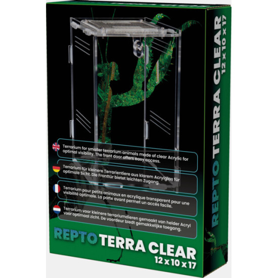 Terrarium clear 11.5x10x16.5 de Superfish - Aquadistri - accessoires pour aquarium et bassin dans Terrariums – Vivariums