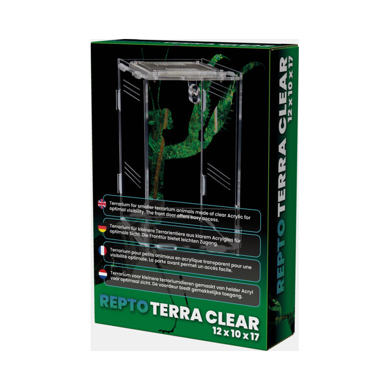 Terrarium clear 11.5x10x16.5 de Superfish - Aquadistri - accessoires pour aquarium et bassin dans Terrariums – Vivariums