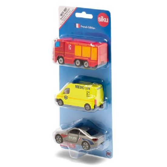 Set 3 vehicules de secours - version france de Siku - voiture pour enfant dans Voiture et tracteur