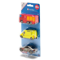 Set 3 vehicules de secours - version france de Siku - voiture pour enfant dans Voiture et tracteur