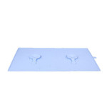 Tapis gamelle silicone ventouse bleu de Zolux - Produit pour animaux dans Gamelles, distributeurs et fontaines pour chats