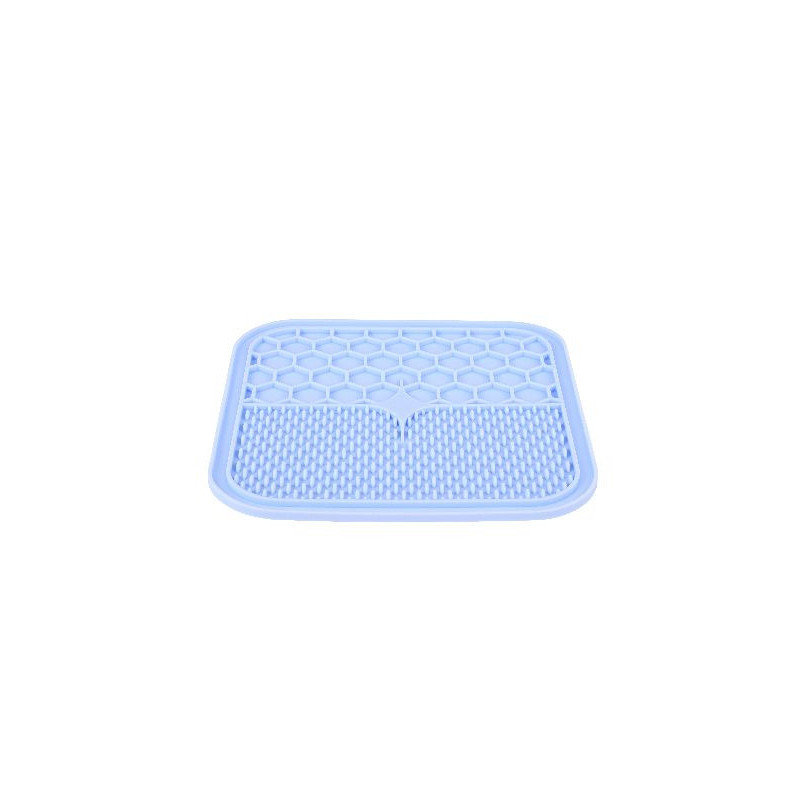 Tapis a lecher silicone l bleu de Zolux - Produit pour animaux dans Gamelles, distributeurs et fontaines pour chats