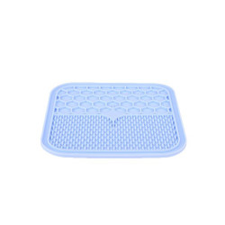 Tapis a lecher silicone l bleu de Zolux - Produit pour animaux dans Gamelles, distributeurs et fontaines pour chats