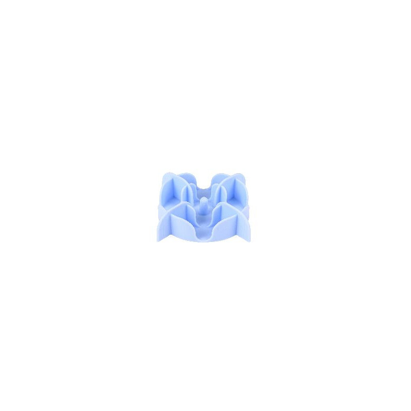 Support slow feeder silicone s bleu de Zolux - Produit pour animaux dans Gamelles et distributeurs pour chiens