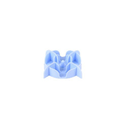Support slow feeder silicone s bleu de Zolux - Produit pour animaux dans Gamelles et distributeurs pour chiens