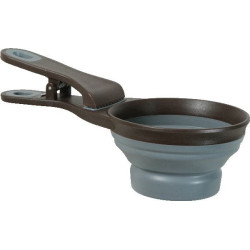 Pince doseur silicone m gris de Zolux - Produit pour animaux dans Croquettes pour chiens