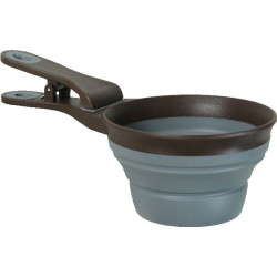 Pince doseur silicone l gris de Zolux - Produit pour animaux dans Croquettes pour chiens