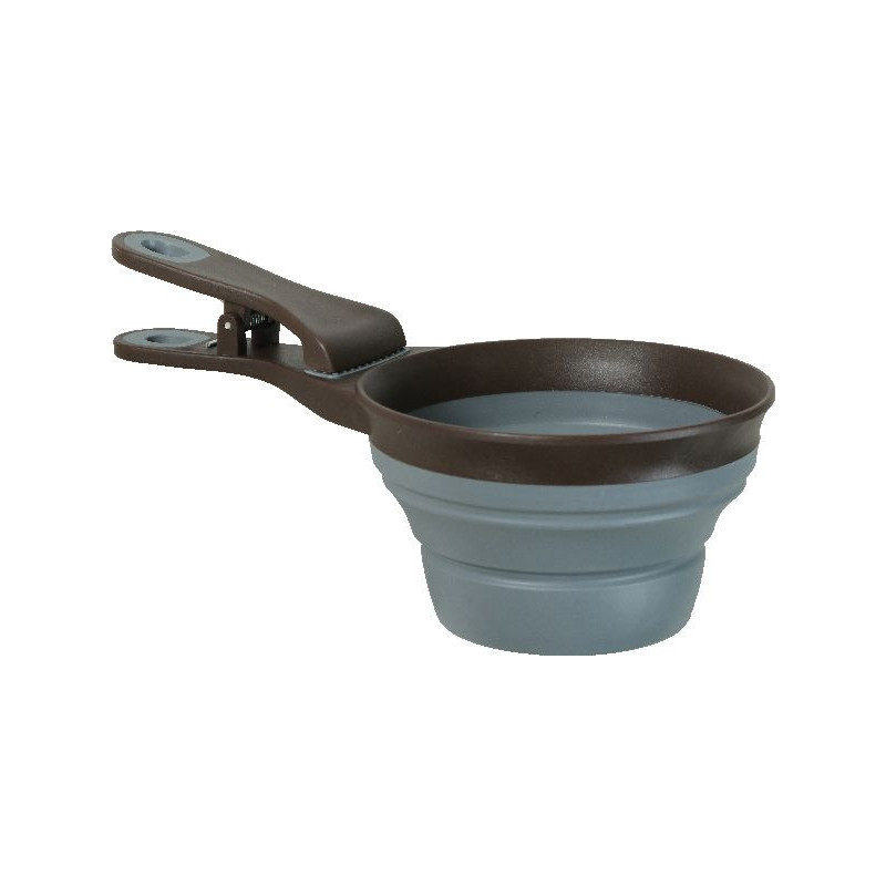 Pince doseur silicone l gris de Zolux - Produit pour animaux dans Croquettes pour chiens
