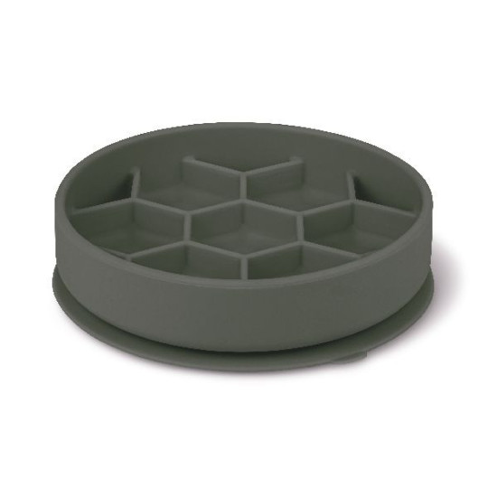 Gamelle slow feeder silicone m gris de Zolux - Produit pour animaux dans Gamelles et distributeurs pour chiens