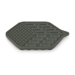Tapis a lecher silicone chat gris de Zolux - Produit pour animaux dans Gamelles, distributeurs et fontaines pour chats