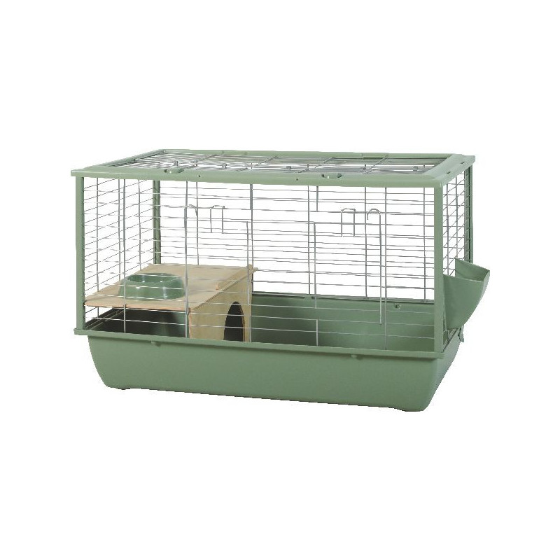 Cage nlife connect lapin-cochon d'inde 80 ver de Zolux - Produit pour animaux dans Cages pour rongeurs