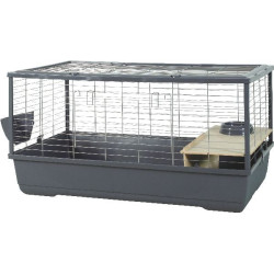 Cage nlife connect lapin-cochon d'inde 100 gri de Zolux - Produit pour animaux dans Cages pour rongeurs