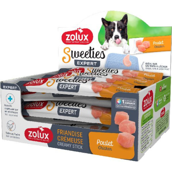 Stick creme chien poulet de Zolux - Produit pour animaux dans Friandises pour chiens