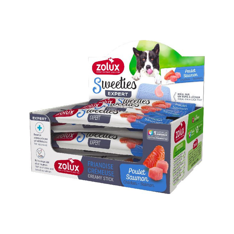 Stick creme chien saumon poulet de Zolux - Produit pour animaux dans Friandises pour chiens