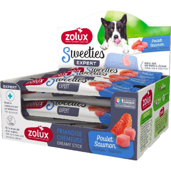 Stick creme chien saumon poulet de Zolux - Produit pour animaux dans Friandises pour chiens