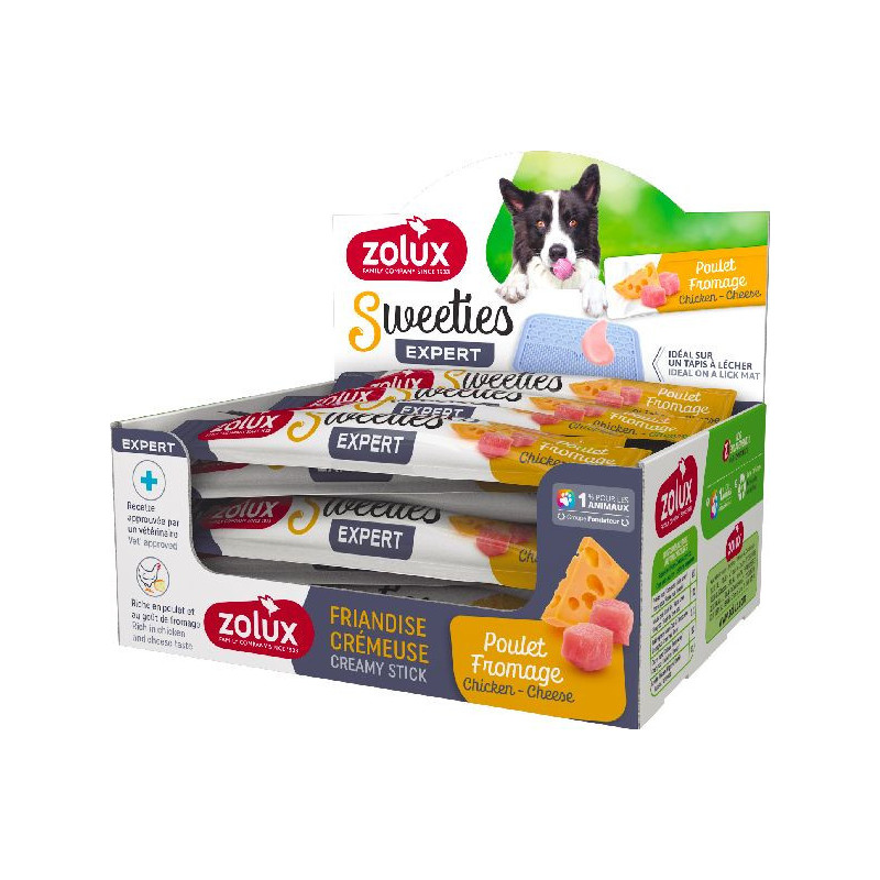 Stick creme chien poulet fromage de Zolux - Produit pour animaux dans Friandises pour chiens