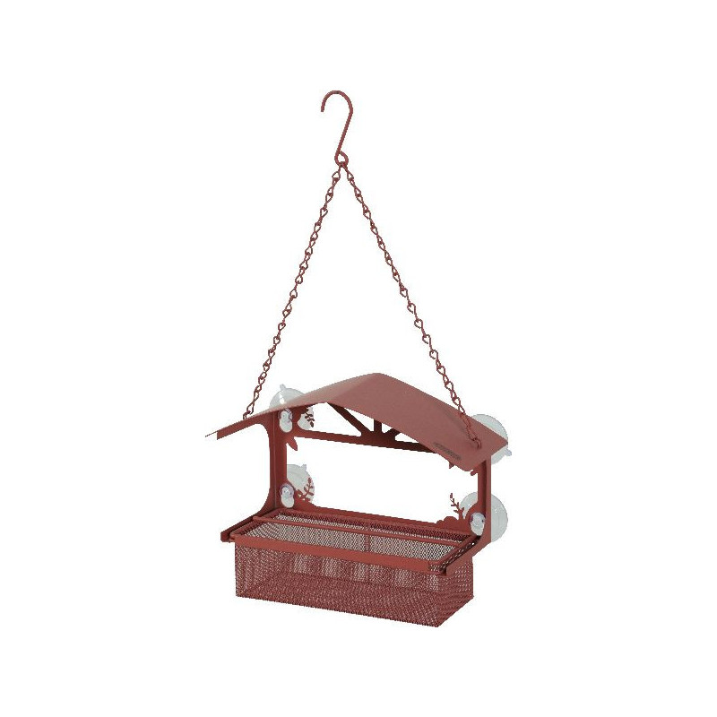 Mangeoire toit graines metal terra de Zolux - Produit pour animaux dans Nichoirs, Mangeoires et accessoires
