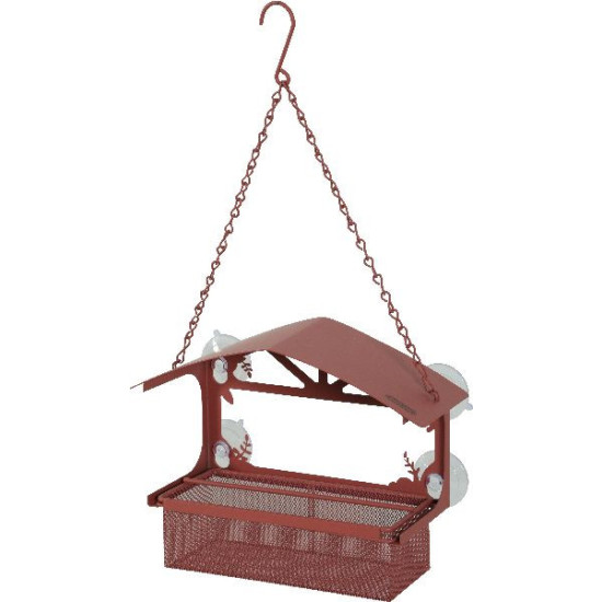 Mangeoire toit graines metal terra de Zolux - Produit pour animaux dans Nichoirs, Mangeoires et accessoires