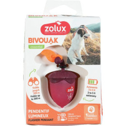 Flasher noisette usb rouge bivouak de Zolux - Produit pour animaux dans Accessoires pour chiens