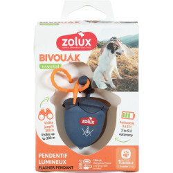 Flasher noisette usb bleu bivouak de Zolux - Produit pour animaux dans Accessoires pour chiens