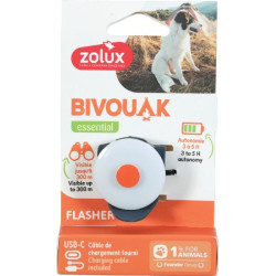 Flasher usb bleu bivouak de Zolux - Produit pour animaux dans Accessoires pour chiens
