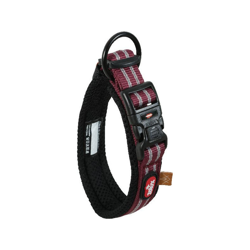 Collier 35-45cm 20mm bivouak rouge de Zolux - Produit pour animaux dans Colliers pour chien