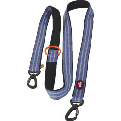 Laisse educ 8 pts 2m bleu bivouak de Zolux - Produit pour animaux dans Laisses pour chien