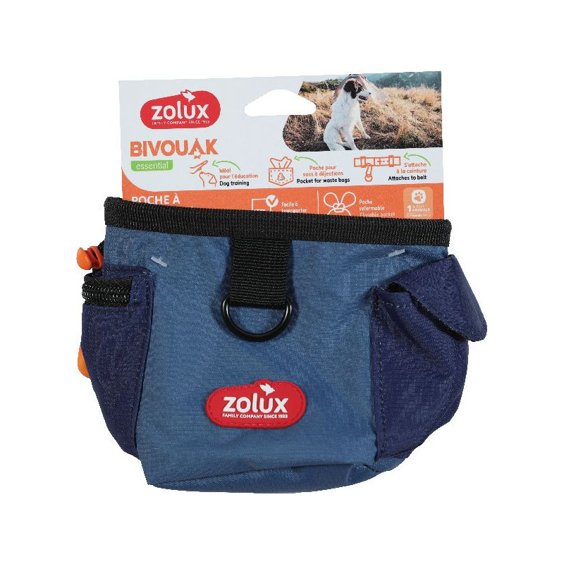 Sac friandises bivouak bleu de Zolux - Produit pour animaux dans Friandises pour chiens