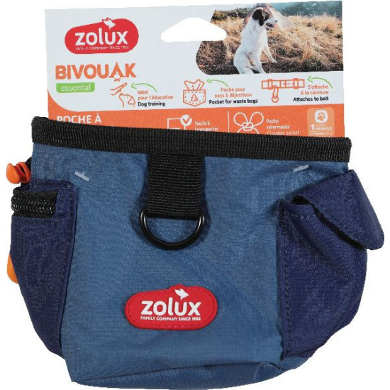 Sac friandises bivouak bleu de Zolux - Produit pour animaux dans Friandises pour chiens