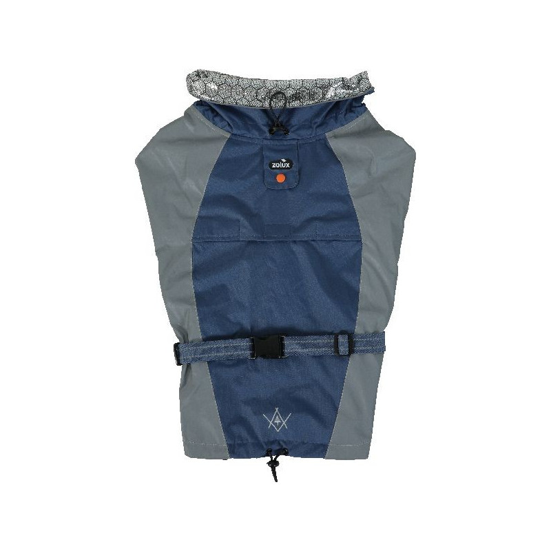 Veste technique bivouak bleu 50cm de Zolux - Produit pour animaux dans Pull et manteau pour chien