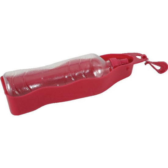 Gourde plast pliable bivouak rouge de Zolux - Produit pour animaux dans Accessoires pour chiens