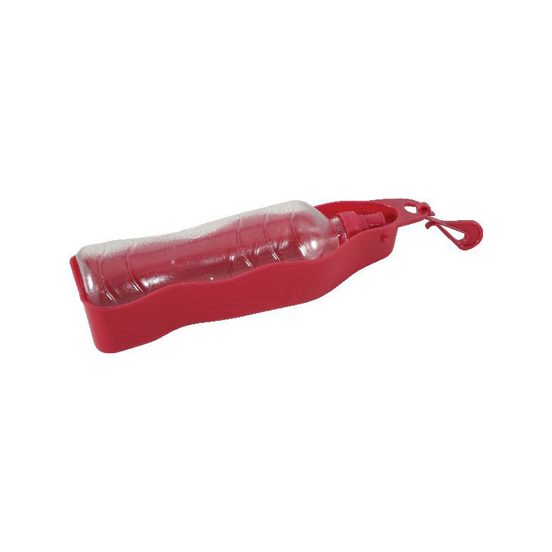 Gourde plast pliable bivouak rouge de Zolux - Produit pour animaux dans Accessoires pour chiens