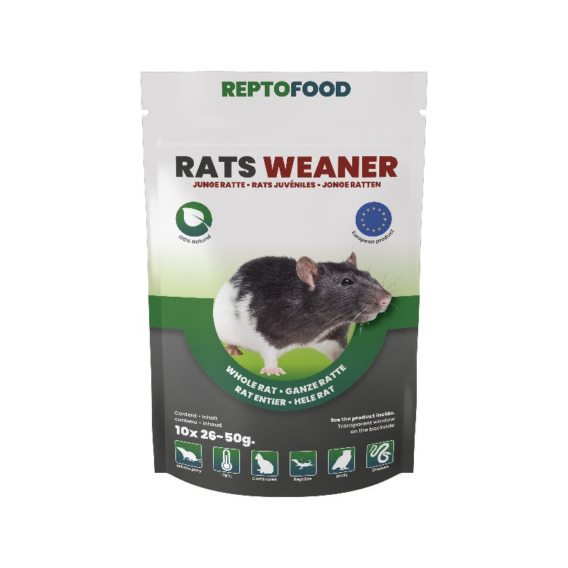Repto rats juvéniles 26-50g 10pcs de Superfish - Aquadistri - accessoires pour aquarium et bassin dans Nourriture reptile