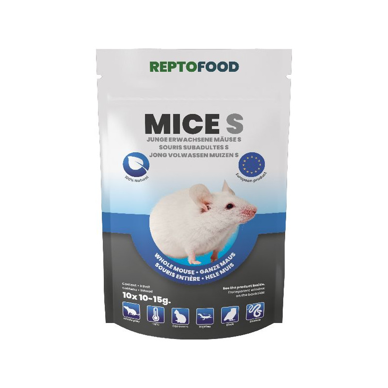 Repto souris subadultes s10-15g 10pcs de Superfish - Aquadistri - accessoires pour aquarium et bassin dans Nourriture reptile