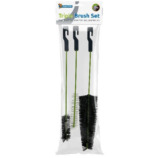 Kit 3 brosses de nettoyage aquarium de Superfish - Aquadistri - accessoires pour aquarium et bassin dans Accessoires d'entret...