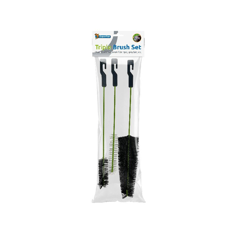 Kit 3 brosses de nettoyage aquarium de Superfish - Aquadistri - accessoires pour aquarium et bassin dans Accessoires d'entret...