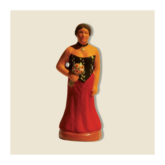 Cantatrice 6cm de Santons de Provence Fouque dans ⛲Santons de Provence