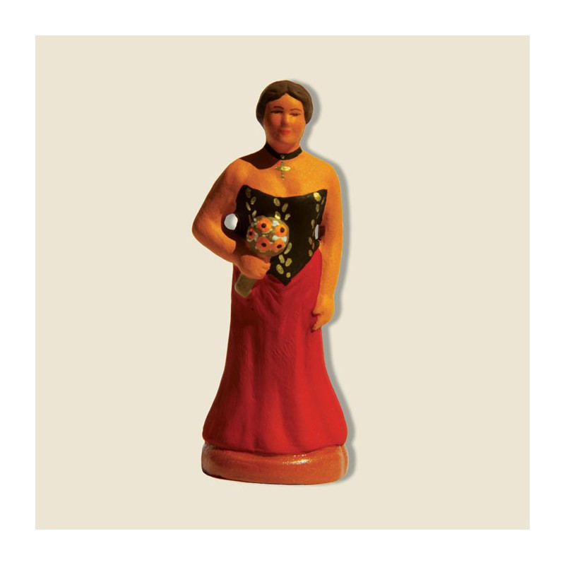 Cantatrice 6cm de Santons de Provence Fouque dans ⛲Santons de Provence