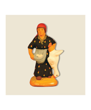 Fermiere a l'oie au bras 6cm de Santons de Provence Fouque dans ⛲Santons de Provence