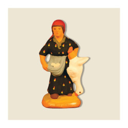 Fermiere a l'oie au bras 6cm de Santons de Provence Fouque dans ⛲Santons de Provence