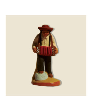 Joueur de bandoneon 6cm de Santons de Provence Fouque dans ⛲Santons de Provence