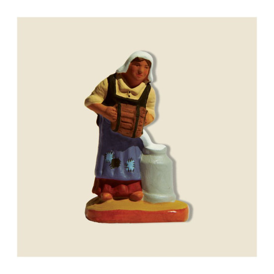 Laitiere 6cm de Santons de Provence Fouque dans ⛲Santons de Provence